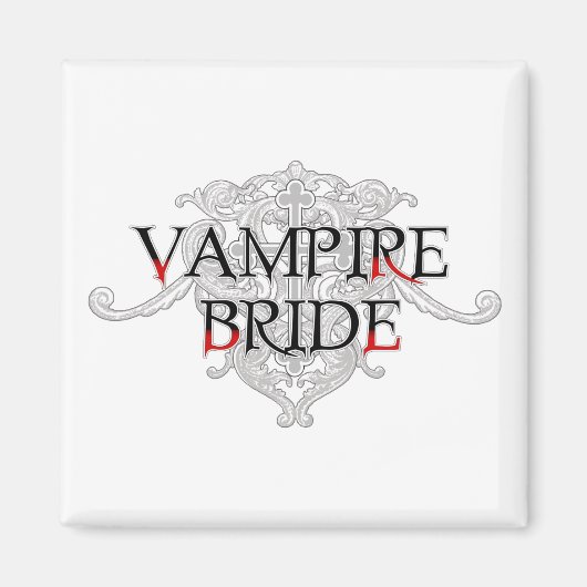 Magnet de mariée de vampire (Devant)