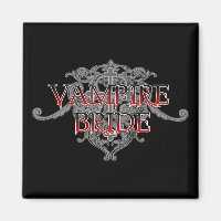 Magnet de mariée de vampire