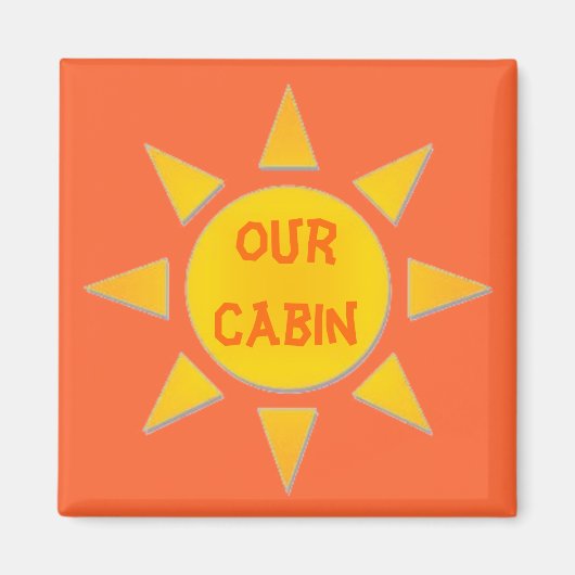 Magnet de marqueur de porte Sunny Stateroom (Devant)