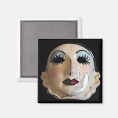Magnet de masque théâtral (Recto/Verso)