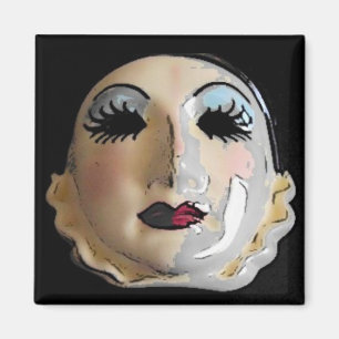 Magnet de masque théâtral