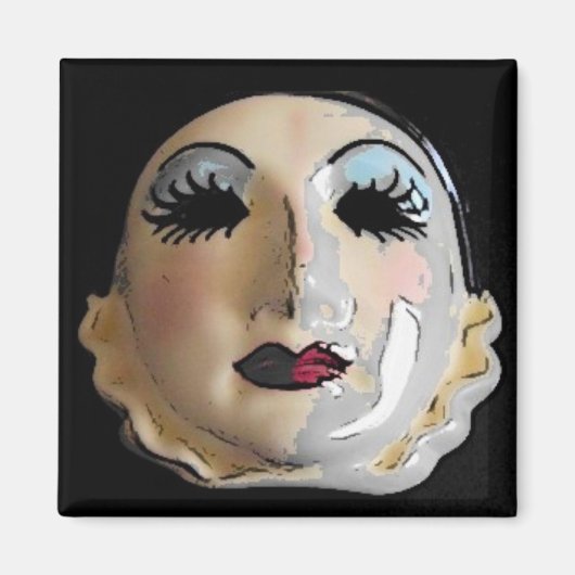 Magnet de masque théâtral (Devant)