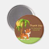Magnet de Merci de tigre mou pour bébé (Recto/Verso)
