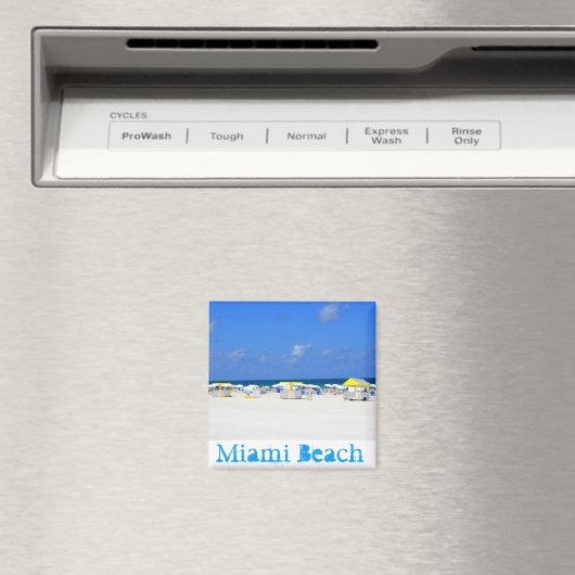 Magnet de Miami Beach (In Situ (Lave-vaisselle))
