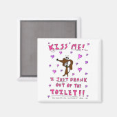 Magnet de Midge 'KISS ME' (Recto/Verso)