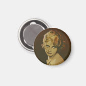 Magnet de mode vintage des années 1930 (Recto/Verso)