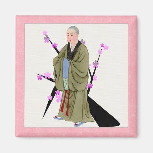 Magnet de moine bouddhiste