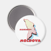 Magnet de Moldavie (Recto/Verso)
