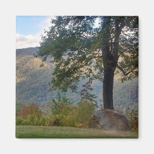 Magnet de montagne et d'arbre
