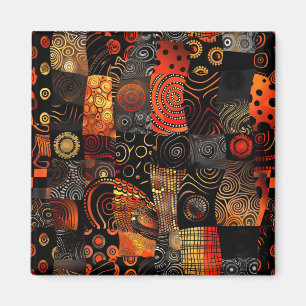 Magnet de Motifs tribaux africains