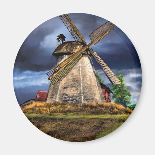 Magnet de moulin à vent aux Pays-Bas (Devant)