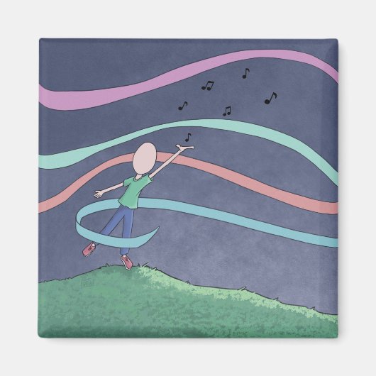 Magnet de musique et de mélodie (Devant)