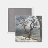 Magnet de neige du lac Towada (Recto/Verso)