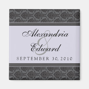 Magnet de noces de mariage Vintage pour les prêteu