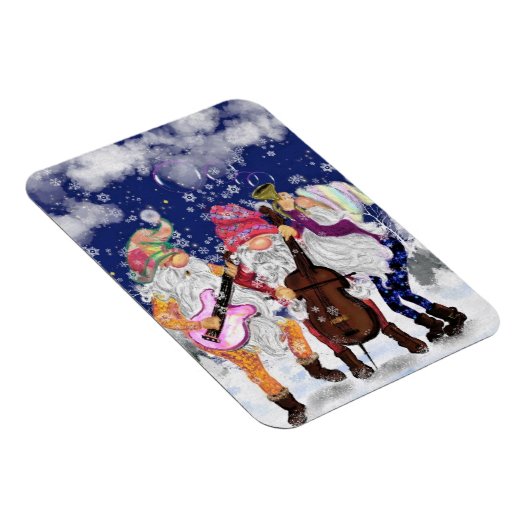 Magnet de Noël avec Musique Gnomes (Côté Droit)