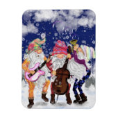Magnet de Noël avec Musique Gnomes (Vertical)