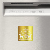 Magnet de Noël blanc Faux Gold (In Situ (Lave-vaisselle))