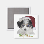 Magnet de Noël de Jersey Père Noël (Recto/Verso)