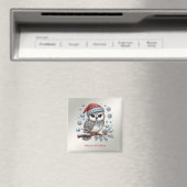 Magnet de Noël de la Chouette (In Situ (Lave-vaisselle))