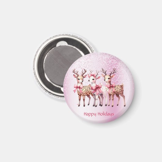 Magnet de Noël Deer (Recto/Verso)