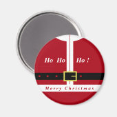 Magnet de Noël du Père Noël (Recto/Verso)