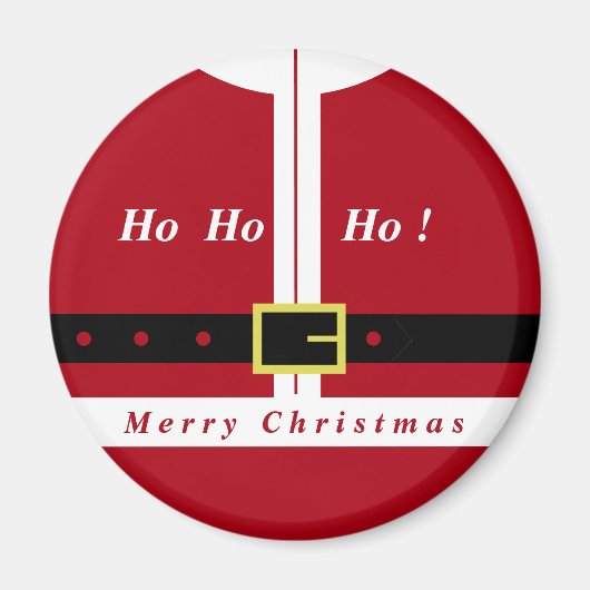 Magnet de Noël du Père Noël (Devant)