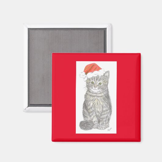 Magnet de Noël Kitten (Recto/Verso)
