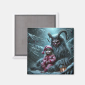 Magnet de Noël Krampus (Recto/Verso)