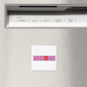 Magnet de nom de table périodique de Boston (In Situ (Lave-vaisselle))