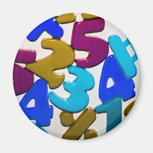 Magnet de numéros de jouets en plastique (Devant)