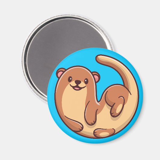 Magnet de Otter mignon (Recto/Verso)