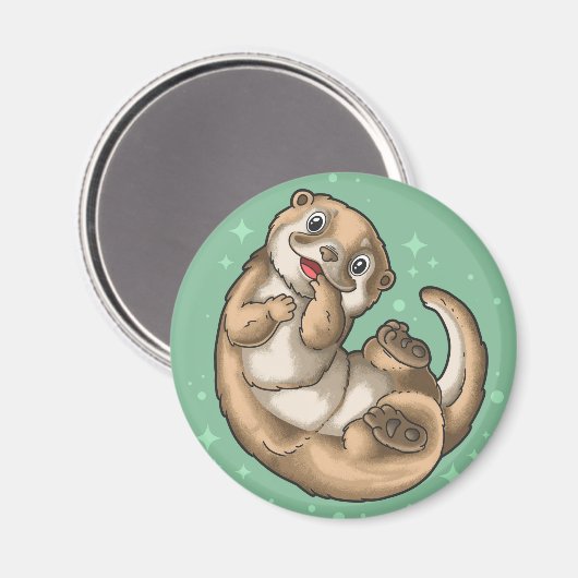 Magnet de Otter mignon (Recto/Verso)