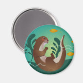Magnet de Otter mignon (Recto/Verso)
