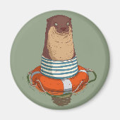 Magnet de Otter mignon (Devant)