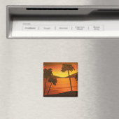 Magnet de palmiers tropicaux (In Situ (Lave-vaisselle))