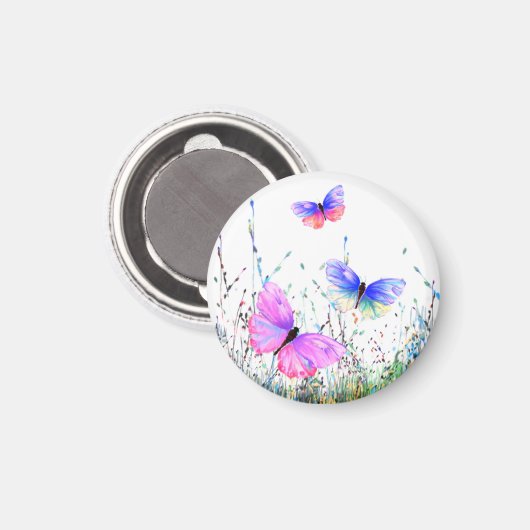 Magnet de papillons volants (Recto/Verso)