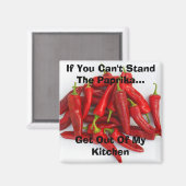 Magnet de Paprika en Hongrie (Recto/Verso)