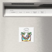 Magnet de paresseux drôle (In Situ (Lave-vaisselle))