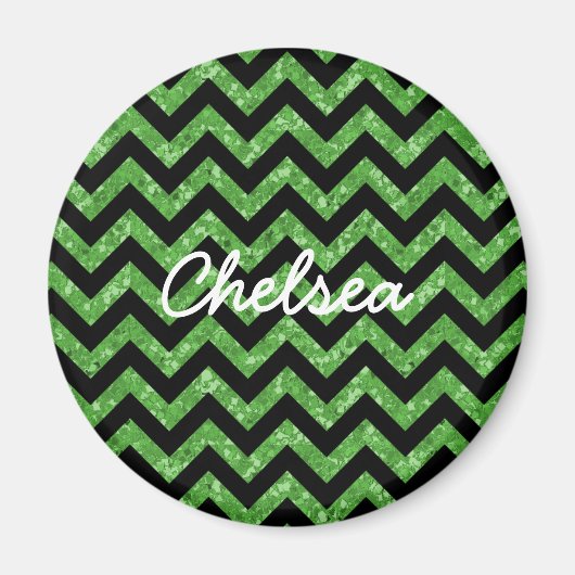 Magnet de Parties scintillant Chevron (Devant)