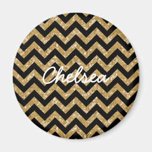 Magnet de Parties scintillant Chevron