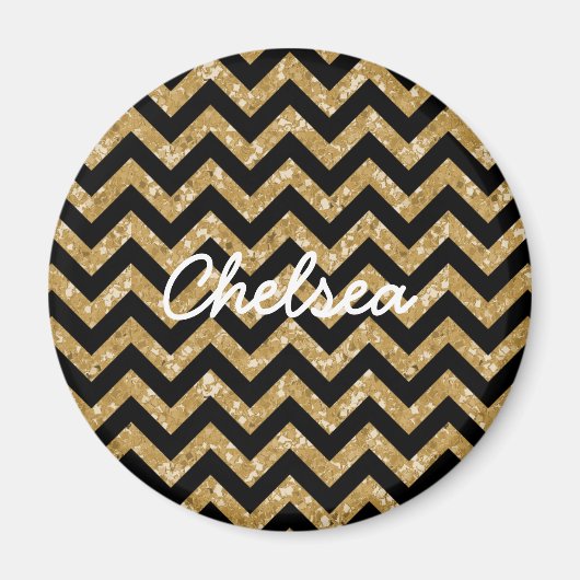 Magnet de Parties scintillant Chevron (Devant)
