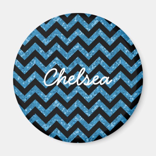 Magnet de Parties scintillant Chevron (Devant)