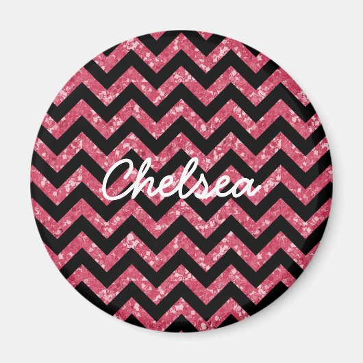 Magnet de Parties scintillant Chevron (Devant)