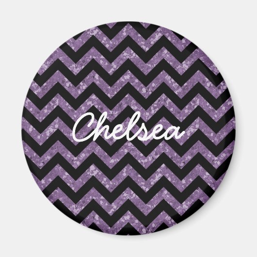 Magnet de Parties scintillant Chevron (Devant)