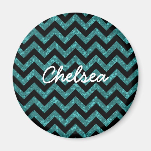 Magnet de Parties scintillant Chevron (Devant)