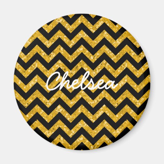 Magnet de Parties scintillant Chevron (Devant)