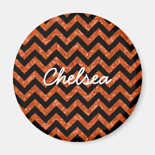 Magnet de Parties scintillant Chevron (Devant)