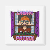 Magnet de patrouille de Cheryl (Devant)