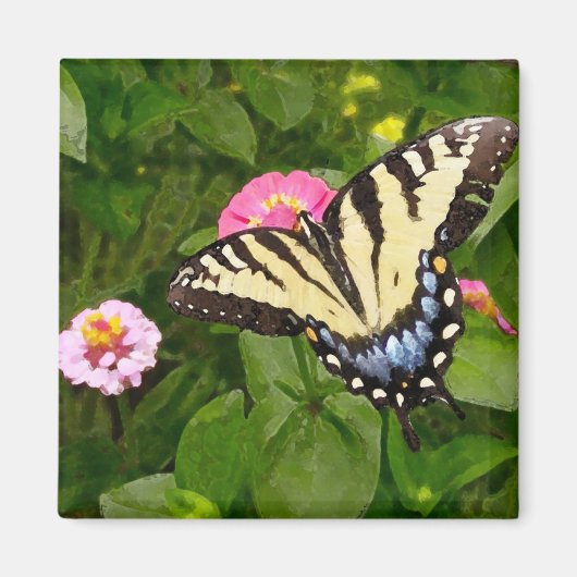 Magnet de peinture papillon (Devant)