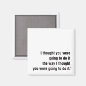 Magnet de pensée (Recto/Verso)